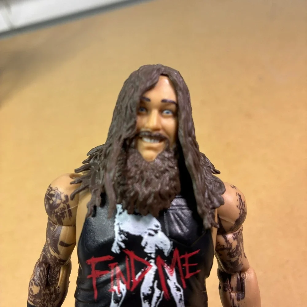 WWE Mattel Bray Wyatt Action Figure Find Me Shirt Maroon Pants Tattoos